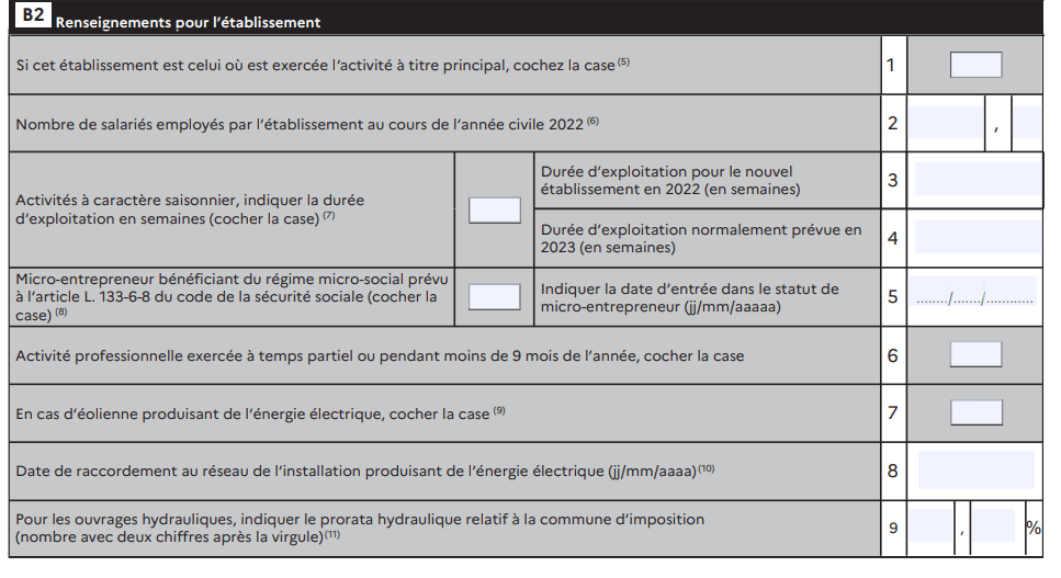 Comment remplir le formulaire 1447-C-SD - B2 1447-C-SD