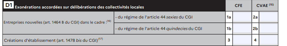 Comment remplir le formulaire 1447-C-SD - D1 1447-C-SD