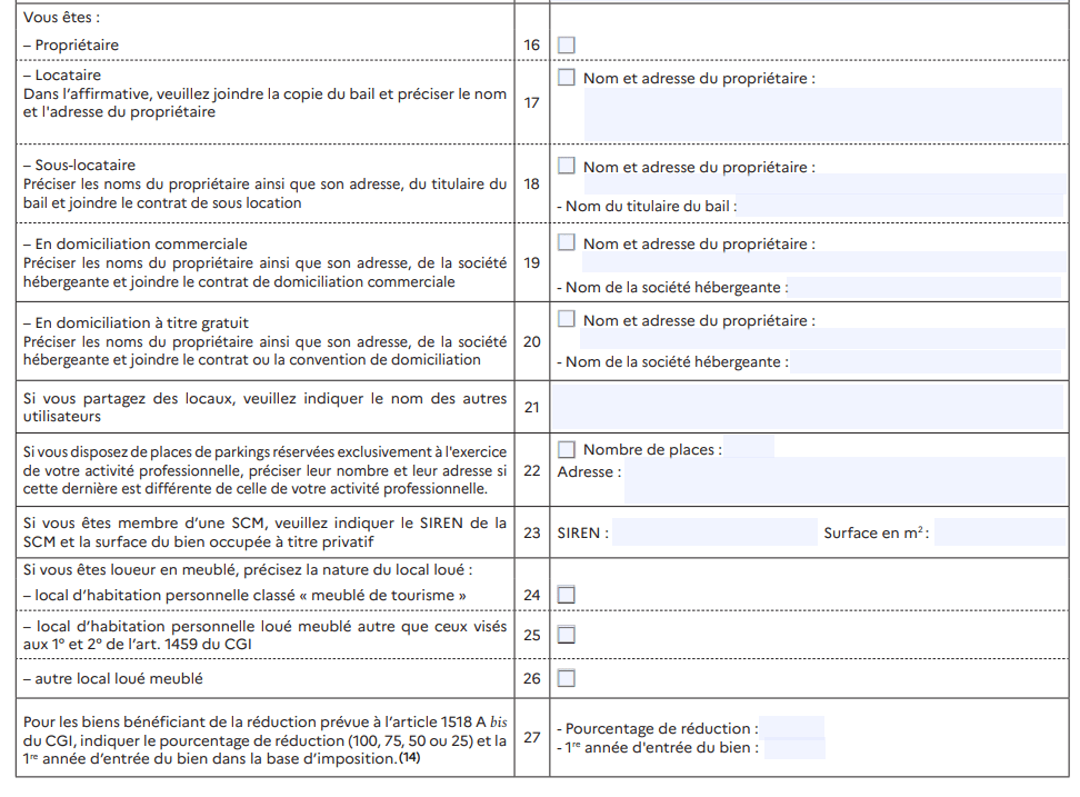 Comment remplir le formulaire 1447-C-SD - 1447-C-SD